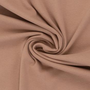 Swafing Vanessa HW24/25 Baumwoll Jersey Uni Mocca 274